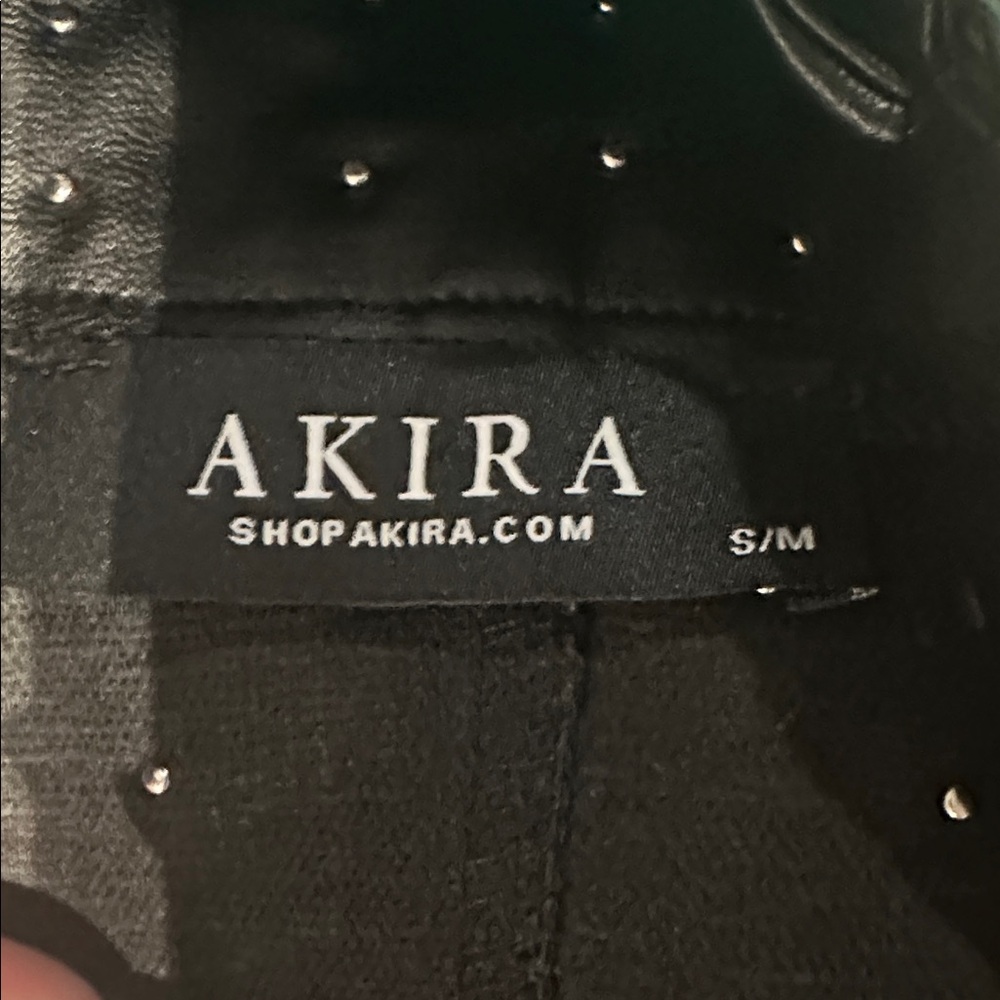 AKIRA Black Studded Mini Skirt - Picture 4 of 5